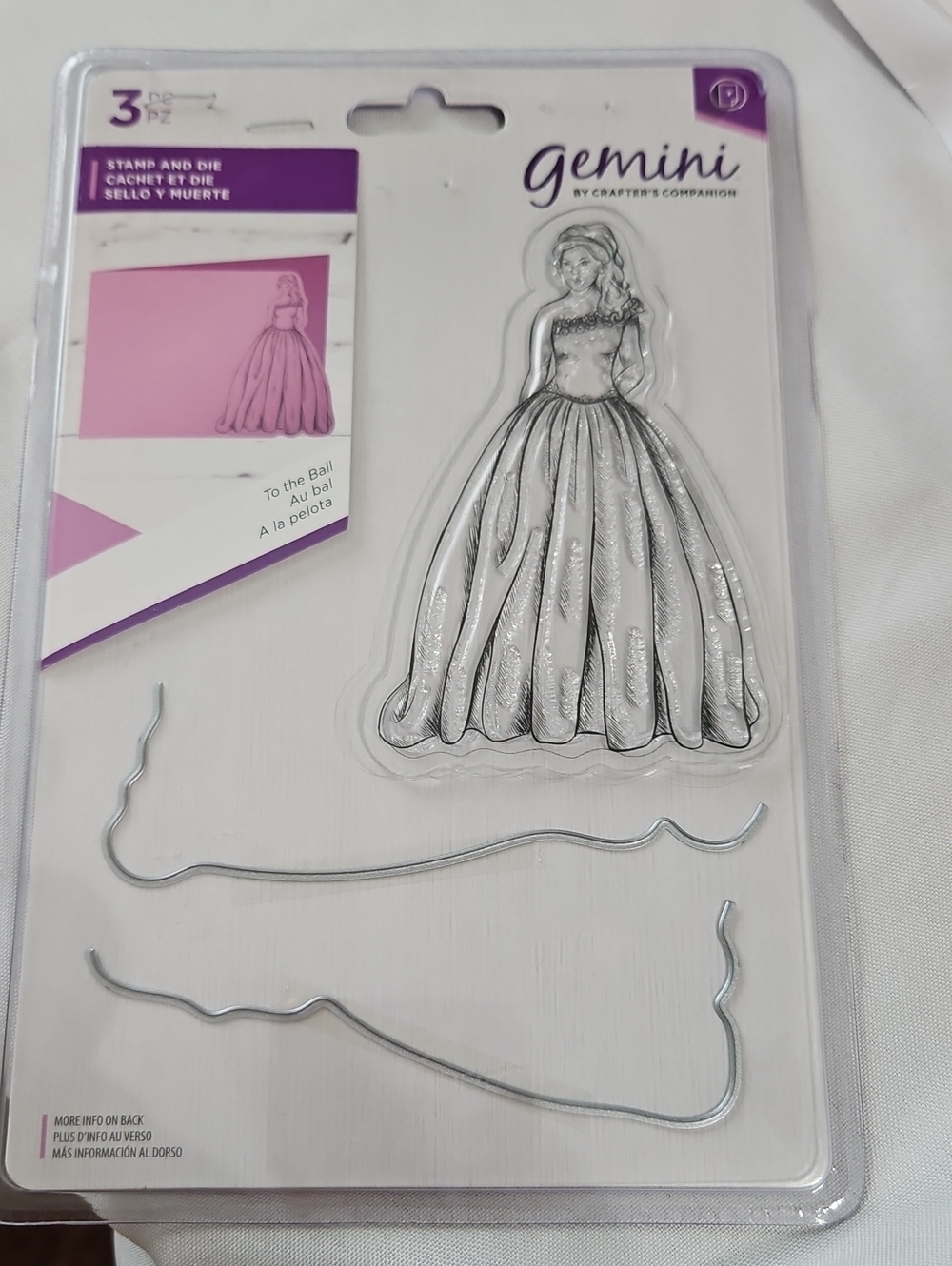 Crafter's Companion - To the Ball Dress Stamp & Die Set